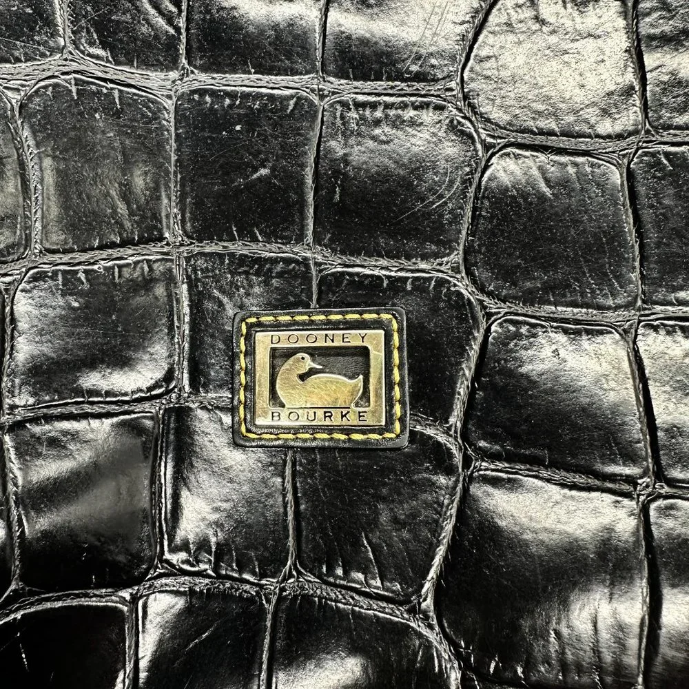 Dooney & Bourke Reptile Print Shoulder Bag - Picture 5 of 16